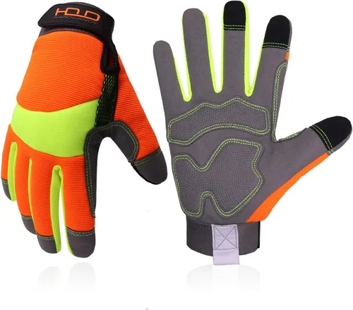 Vista 16 de HLDD HANDLANDY Work Gloves Women, Safety Work Gloves Touchscreen Working Glove for Mechanic, Gardening, Construction, DIY