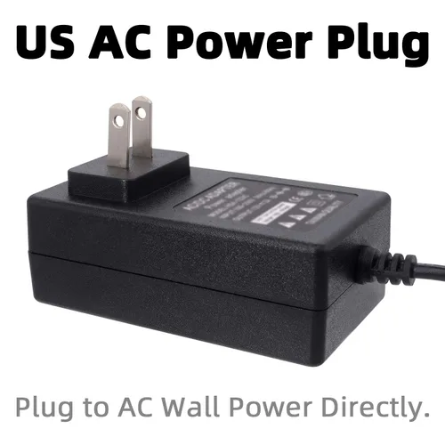 Vista 2 de Convertidor de energía de 110 V CA a CC 12 V 2 A, enchufe de pared de CA de 100 V-250 V a 12 V CC para encendedor de cigarrillos de coche
