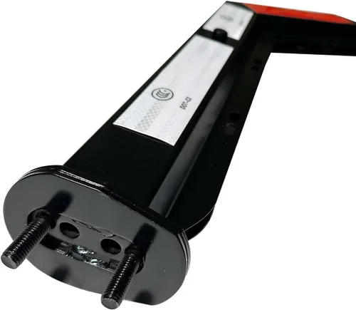 Vista 4 de BST BSSP Juego de 2 Soportes Colgantes de Guardabarros con Resorte Angular Negro para Semirremolques, Espaciado de Pernos de 1-1/8" 1.125", Colgante