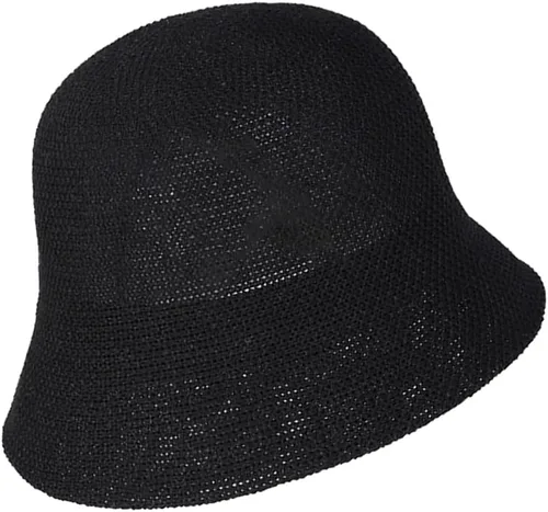 Vista 9 de Eigso Womens Mesh Woven Bucket Hats Summer Outdoor Beach Straw Bucket Hat for Woman Packable Beach Hat