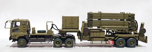 Vista 2 de Aoshima JASDF Patriot PAC-3 Estación de lanzamiento - Kit de construcción de modelos de plástico # 9956