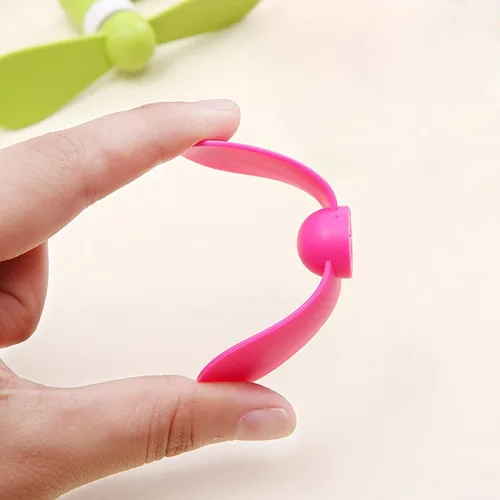 Vista 5 de Mini ventilador de teléfono celular, 6 paquetes de ventiladores 2 en 1 para teléfonos móviles compatibles con iPhone/iPad/Android Smartphone/Tablet