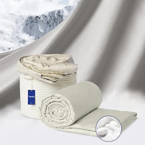 Vista 10 de Vesta Edredón de Seda Lavable y Ligero, Manta Refrescante para Personas que duermen con Calor, 100% Seda de Morera de Fibra Larga, Control de Zen