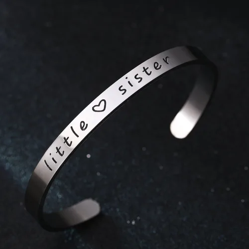 Vista 5 de BESPMOSP Big Sis Middle Sis Little Sis Sister - Pulsera para mujer y niña