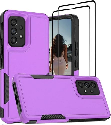 Vista 40 de Jeylly Funda para Samsung Galaxy A23, Galaxy A13 4G/5G/A23 5G/A04/A04s Funda de absorción de golpes híbrida TPU antiarañazos resistente cubierta