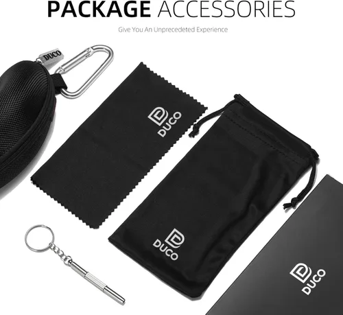 Vista 7 de Duco - Gafas de sol deportivas polarizadas para hombre con protección UV 8177s