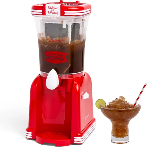 Vista 11 de Nostalgia Margarita Machine - Licuadora para batidos, margaritas, daiquiris y granizados, color rojo, 64 onzas