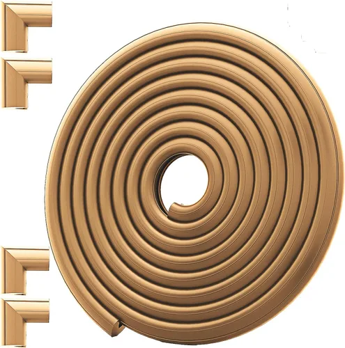 Vista 12 de Protector de esquinas y bordes a prueba de bebés de 8.2 pies (borde grande de 7.5 pies + 4 protectores de esquinas), parachoques a prueba de bebés