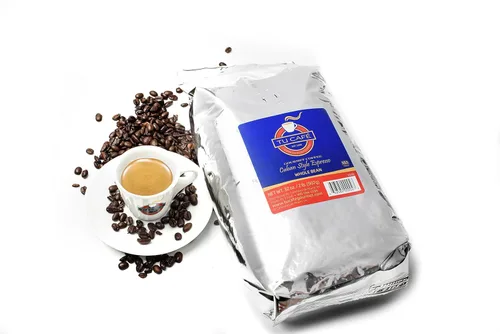 Vista 2 de Tu Café Gourmet Grano entero, café expreso, dorado, 2 libras (paquete de 2)