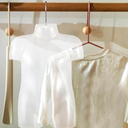 Vista 8 de DOITOOL Torso de maniquí infantil con colgador, 2 piezas, forma de exhibición de ropa 3D para niños, tienda frontal, colgante, ropa de bebé