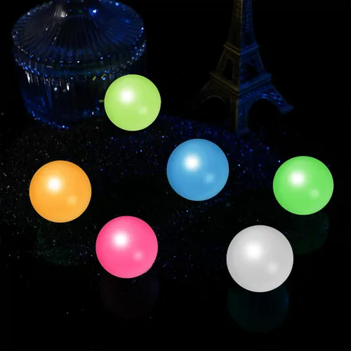 Vista 3 de Zhanmai Juego de 48 bolas adhesivas, bolas de techo que brillan en la oscuridad, para adolescentes, adultos, ansiedad, relajación, estrés, bolas