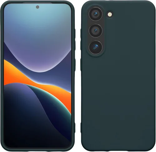 Vista 62 de kwmobile Funda compatible con Samsung Galaxy S23 - Funda protectora de silicona TPU suave y delgada - Piedra antigua