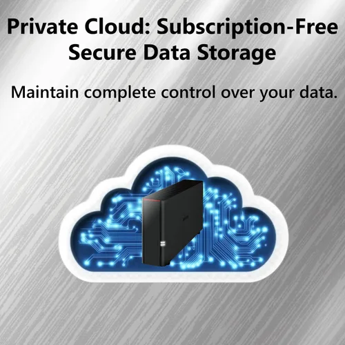 Vista 8 de BUFFALO LinkStation 210 2TB 1-Bay NAS Almacenamiento conectado en red con discos duros HDD incluidos Almacenamiento NAS que funciona como nube