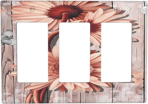 Vista 54 de Placa de Pared Tropical Océano Playa Azul Turquesa Tortuga Marina 1 Pandilla Cubiertas de Salida Duplex Receptáculo Placa Frontal Eléctrica