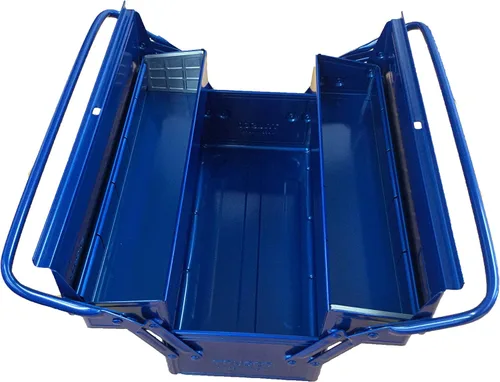 Vista 3 de Trusco ST-3500-B Caja de Herramientas de 2 Niveles, 35.0 x 16.0 x 26.0 cm (13.8 x 6.3 x 10.2 pulgadas), Azul