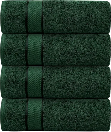 Vista 54 de Toallas de baño de lujo, 100% algodón, ultra suaves, de felpa, gruesas, esponjosas, altamente absorbentes, de secado rápido, para el hogar