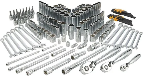 Vista 3 de DEWALT Juego de herramientas mecánicas, taladro/controlador y destornillador de impacto (DCK240C2)