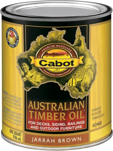 Vista 23 de Cabot Aceite de madera australiano, natural, 1 cuarto de galón