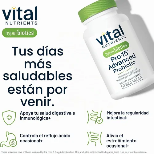 Vista 7 de Pro-15 Advanced Fuerza Probiotios: 3 X Las cepas CFU unidades con extracto de Kiwi, 15 cepas x más eficaz que Cápsulas con tecnología de entrega