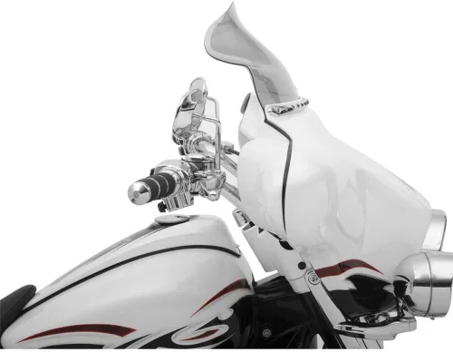 Vista 4 de Klock Werks parabrisas para motocicleta, 3.5 pulgadas, color negro para FLH 1996-2013