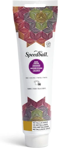 Vista 31 de Speedball Tinta de impresión de bloque de tela, amarillo, 2.5 fl oz - Impresión en textiles y papel - Hecho en Estados Unidos