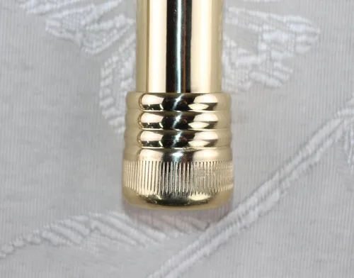 Vista 9 de Haolin Arts Crafts 73.22 "H Crosier Brass G-29. Nuestra compañía tiene 48 tipos de crozier para su elección.