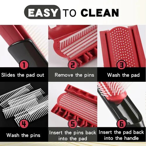 Vista 4 de 9 filas de cerdas de nailon., talla única , 1