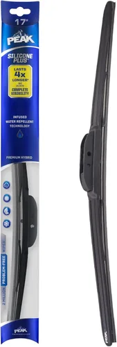 Vista 16 de PEAK Silicone Plus - Escobilla para parabrisas híbrida todo clima de 13 pulgadas, escobilla de parabrisas frontal premium de reemplazo con conector