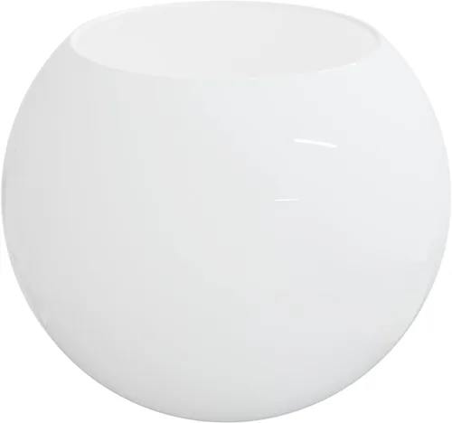 Vista 11 de KASTLITE Globo de poste de lámpara de acrílico transparente de 16 pulgadas Textura suave con apertura sin cuello de tamaño personalizado