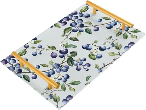 Vista 26 de Rose Reverie Peach Bathroom Vanity Tray Toilet Tank Tray Bathroom Counter Storage for Counter