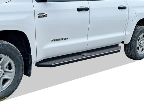 Vista 11 de APS, estribos estilo barras Nerf compatibles con Toyota Tundra 2007-2021 CrewMax (barras laterales de escalones laterales)