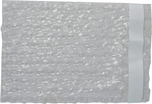 Vista 2 de Sobres de burbujas autosellantes de 4 x 5.5 pulgadas, paquete de 50 bolsas protectoras transparentes de burbujas autoadhesivas para correo