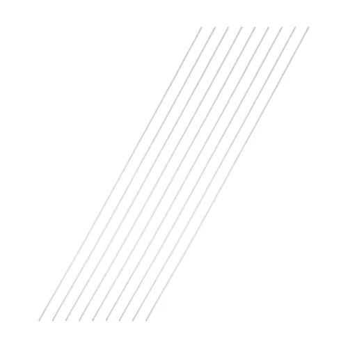 Vista 116 de uxcell Varilla redonda sólida de acero inoxidable 304 de 0.039 in x 3.937 in para manualidades de bricolaje - 10 piezas