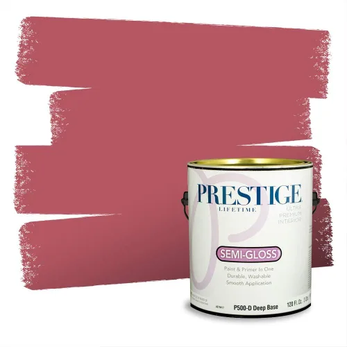 Vista 159 de Prestige Paints Pintura exterior e imprimación en uno, 1 galón, plano, coincidencia comparable de Valspar* Amber Rose*