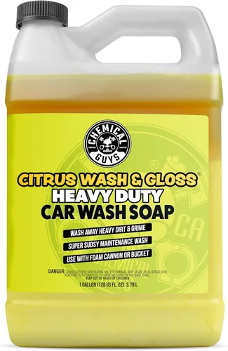 Vista 14 de Chemical Guys Jabón de espuma para lavado de automóviles Citrus Wash & Gloss - Jabón de espuma con fórmula de alta espuma para cañones de espuma