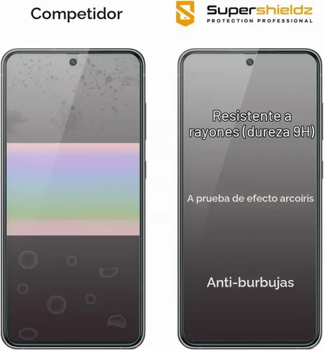 Vista 2 de Supershieldz - Protector de pantalla de vidrio templado diseñado para Samsung Galaxy S21 FE 5G, antiarañazos, sin burbujas