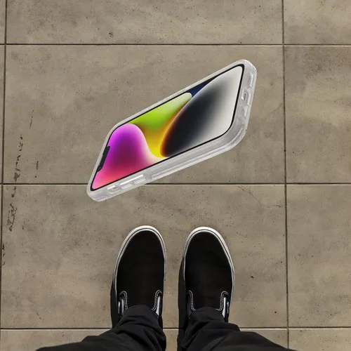 Vista 5 de OtterBox + Pop Symmetry Clear Series - Funda para iPhone 14 y iPhone 13 (Solo) - Embalaje no comercial - Transparente