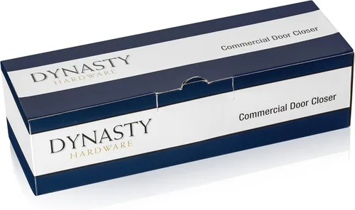 Vista 7 de Dynasty Hardware Cierrapuertas, Cierrapuertas hidráulico comercial, Autocerrado, Tamaño de resorte 3, Montaje en superficie, Negro, Serie 3000