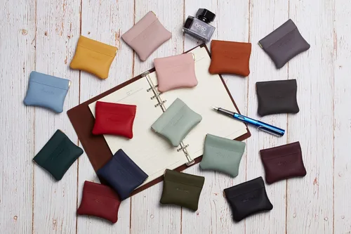 Vista 9 de Travelambo - Monedero de cuero con cierre de boquilla para hombre y mujer