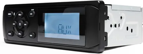 Vista 2 de MB Quart MDR2.0 160 vatios único DIN de grado marino receptor de fuente digital radio con banda AM/FM/clima, Bluetooth y conexión USB