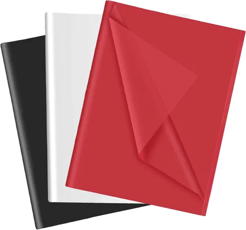 Vista 15 de 30 hojas de papel de seda naranja para embalaje, bolsas de regalo, decoración, papel de regalo a granel para bodas, cumpleaños, proyectos DIY