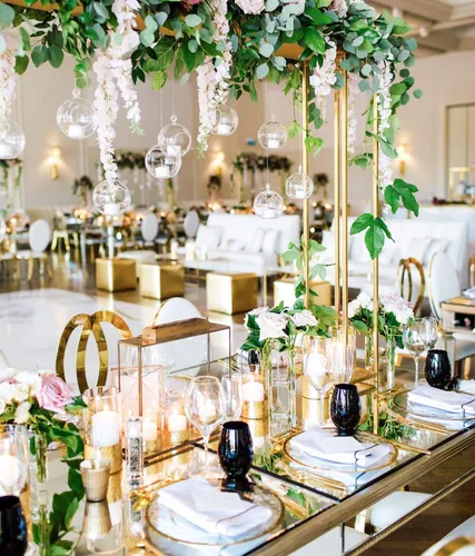 Vista 8 de 12 piezas de flores artificiales de glicinia de 3.6 pies por pieza, vid artificial blanca densa, guirnalda colgante de seda, flores artificiales