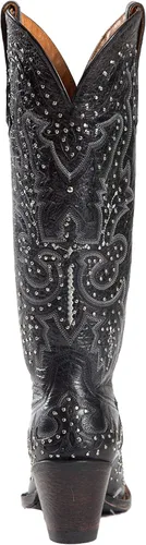 Vista 3 de Johnny Ringo JRS806-8X Botas occidentales para mujer de cuero negro