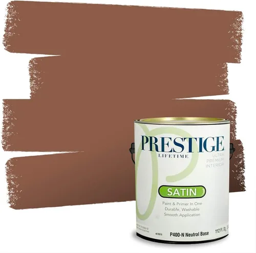 Vista 159 de PRESTIGE Pintura exterior e imprimación en uno, bronceado Aberdeen, plano, 1 galón