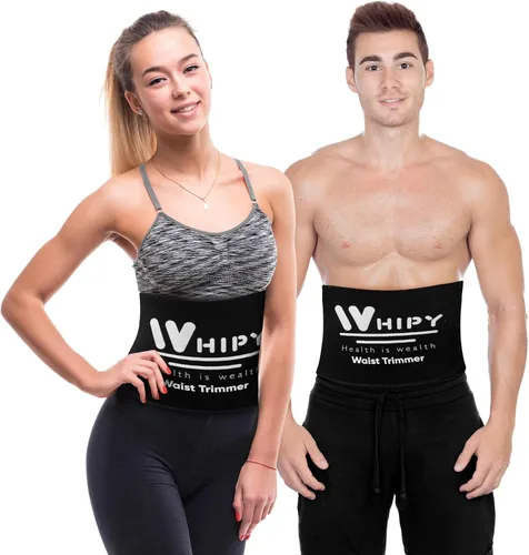 WHIPY Entrenadores de cintura para hombres y mujeres, grasa del vientre y pérdida de peso, reductor de cintura, cinturón de sauna para ejercicio y