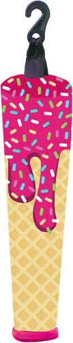 Vista 10 de Handle Cover - Baseball Bat Cover Sleeve Protects Vehicle & Bat Grip - Batting Gloves & Helmet Companion with Zippered Hook - Softball Accessory