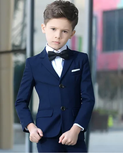 Vista 2 de YuanLu Boys Colorful Formal Suits 5 Piece Slim Fit Dresswear Suit Set