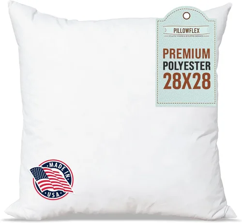Vista 19 de Pillowflex almohada con inserto de goma espuma, relleno de poliéster, lavable a máquina