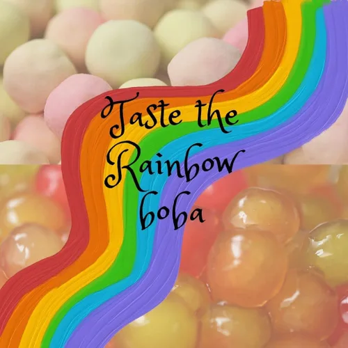 Vista 2 de BUBBLE TEA SUPPLY Boba Pearls RAINBOW 2 bolsas 6.6# 170+ porciones (aka) Las MEJORES perlas de tapioca azúcar moreno Boba Boba Bolas de Tapioca Boba