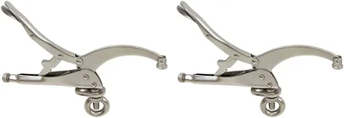 WEN Abrazadera de prensa de taladro 430DPC, 12 pulgadas (paquete de 2)